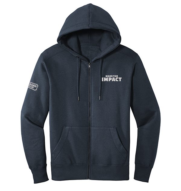 District® Perfect Weight® Fleece Full-Zip Hoodie - Make the Impact