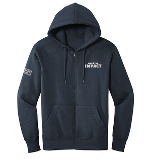 District® Perfect Weight® Fleece Full-Zip Hoodie - Make the Impact