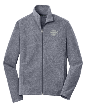 Port Authority® Heather Microfleece Full-Zip Jacket