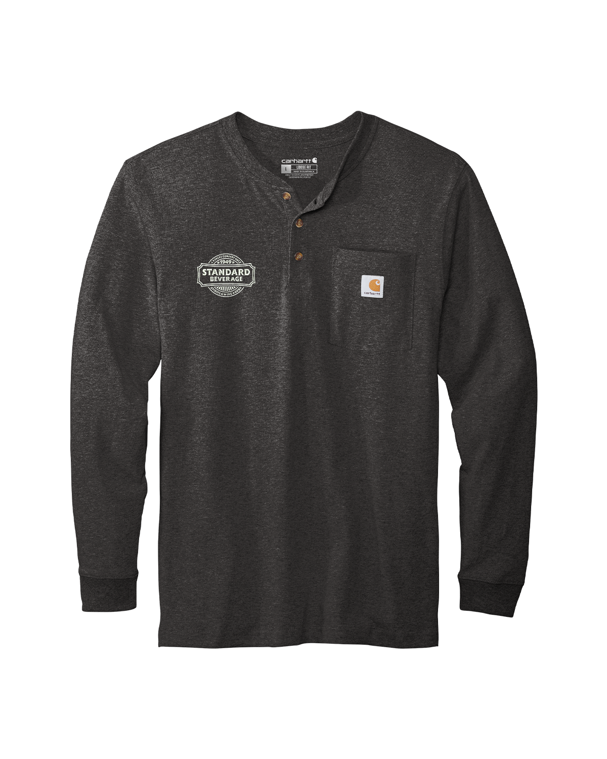 Carhartt® Long Sleeve Henley T-Shirt