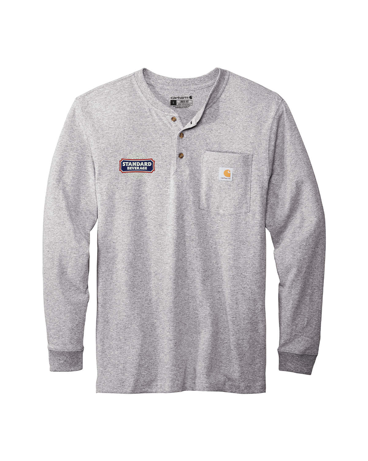 Carhartt® Long Sleeve Henley T-Shirt