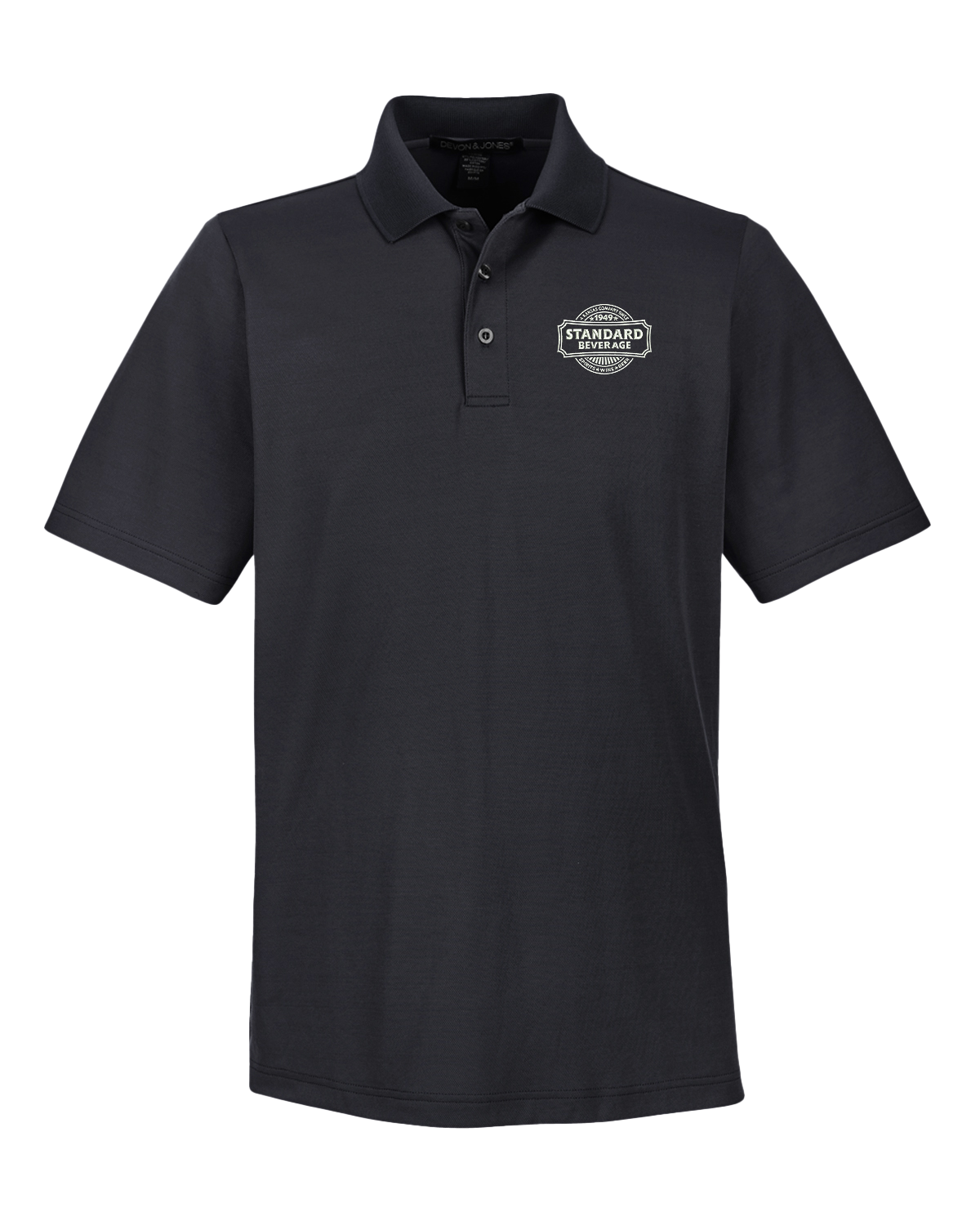 Devon & Jones CrownLux Performance™ Men's Plaited Polo