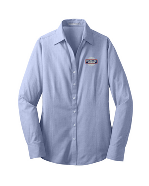 Port Authority® Ladies Crosshatch Easy Care Shirt