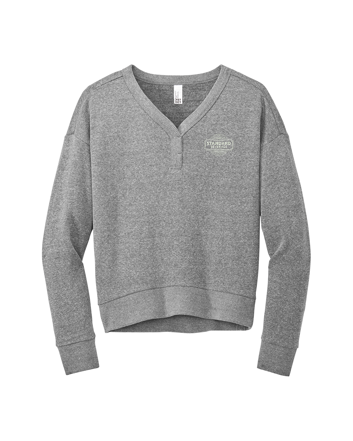 District® Women’s Perfect Tri® Fleece V-Neck Sweatshirt