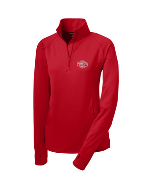 Sport-Tek® Ladies Sport-Wick® Stretch 1/2-Zip Pullover